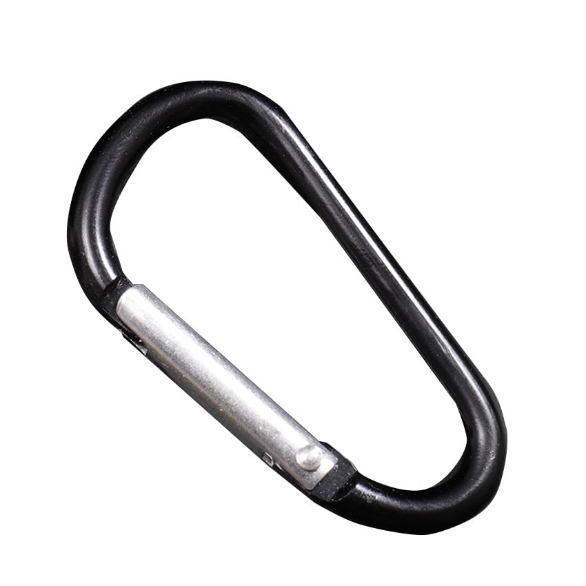 1PCS Carabiner Clip, 3" Aluminum Clips D Ring Shape Carabiner Heavy Duty Carabiner, Key Chain with Ring Keychain Hook Carabiner,Accessory and Keychain