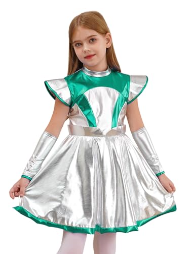 Disfraz Infantil Alienígena Niñas Astronauta Espacial
