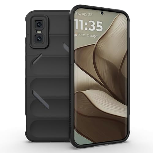 Image of for Infinix GT 30 Pro 5G Phone Case Anti-Drop Soft TPU Rugged Back Cover - Black