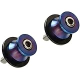 M8 *1.5 ステンレスボビン、ディスク オートバイ スイングアームスライダー FOR Kawasaki Z800 Z650 Z1000 Ninja 650 FOR BMW S1000RR FOR Honda CBR1000RR FOR SUZUKI GSXR 600 750 1000 1300 FOR Ducati 749/S（青）