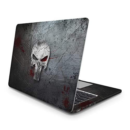 Sticker Master The Punisher Etiqueta Engomada De La Piel Del Vinilo Del Cuerpo Completo (Corte Del Logotipo) Calcomanía Para Complitable Apple Air Pulgadas MacBook Pro 13 M1 2020 A2338 Cover