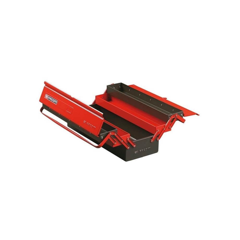 FACOM Cassetta degli attrezzi in metallo, 5 scomparti, grande volume - 560 x 220 x 215 mm - Bt.13GPB