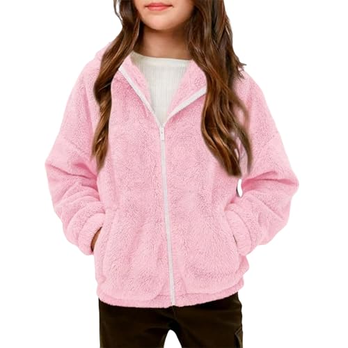 Veste Enfant Garcon, Doudoune Enfant Garcon, Blouson À Capuche Fourrure Mi Long Epaisse Vestes À Polaire Blouson avec Poches Coupe-Vent Vêtements...