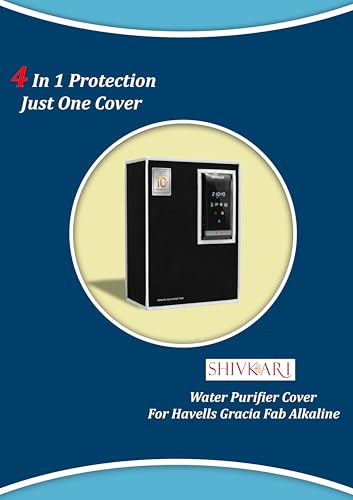 Image of Body Protective Cover for Havells Gracia Alkaline Water Purifier, RO+UV+MF Model Waterproof & Dustproof Water Purifier RO Body Cover (Black)