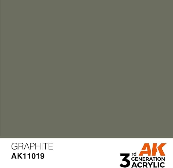 AK Interactive 3rd Gen Acrylic Graphite 17ml