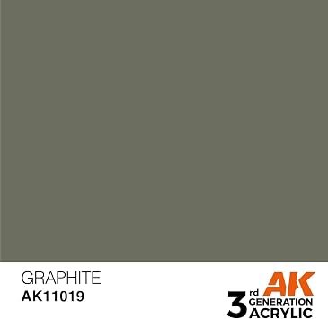 AK Interactive 3rd Gen Acrylic Graphite 17ml
