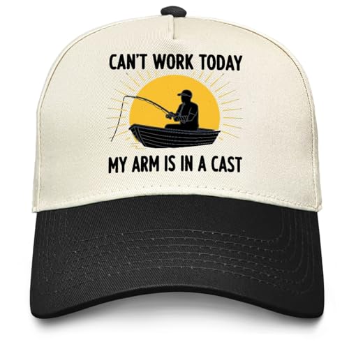 I Can't Work Today Cast Arm Men’s Baseball Hat
