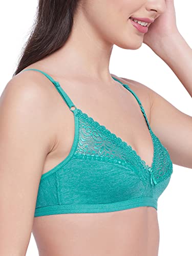 Image of Clovia Women's Cotton Non-Padded Wire Free Full-Coverage Bra