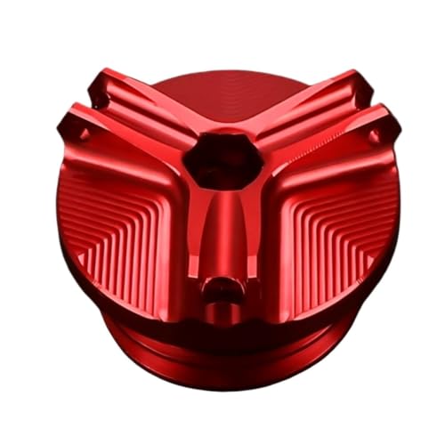 �I�C�������L���b�v �ɓK������ T-MAX 500 530 560 T MAX SX/DX �I�C���v���O�J�o�[ �m�[�u�����h�i | �ɓK������ TMAX560 �I�[�g�o�C�A�N�Z�T���[ CNC �A���~�G���W���I�C���t�B���[�L���b�v(Red)