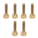 Cocoarm Flache Gerändelte Rändelschraube aus Reinem Kupfer, M5 (M5*20mm)