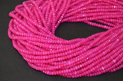 Quartz rose fuchsia en perles pour créer vos bijoux d'été bohèmes et colliers en pierres