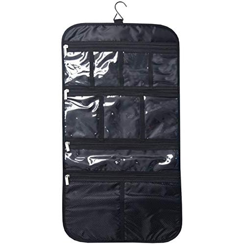 Freegrace Premium Hanging Toiletry Travel Bag – Cosmetic, Jewelry, Toiletry & Accessory Storage Organizer Bag, Large Size, Various Compartments