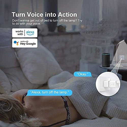 SONOFF Micro USB Smart WiFi Adaptor 5V, Smart Switch for Type A USB Devices, Works with Alexa/Google Home, APP Remote Control Switch, Voice Control, Timer Function, No Hub Required