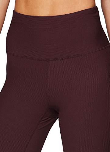 Rbx Active Women's Running Yoga High Waist Ankle Length Ribbed Legging, Textured #TOP1