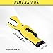 Goashpeaot Golf Grip Trainer, 2 Pack, Right Hand Compatible, Plastic, Attachment for Improved Hand Positioning (Yellow, Midsize)