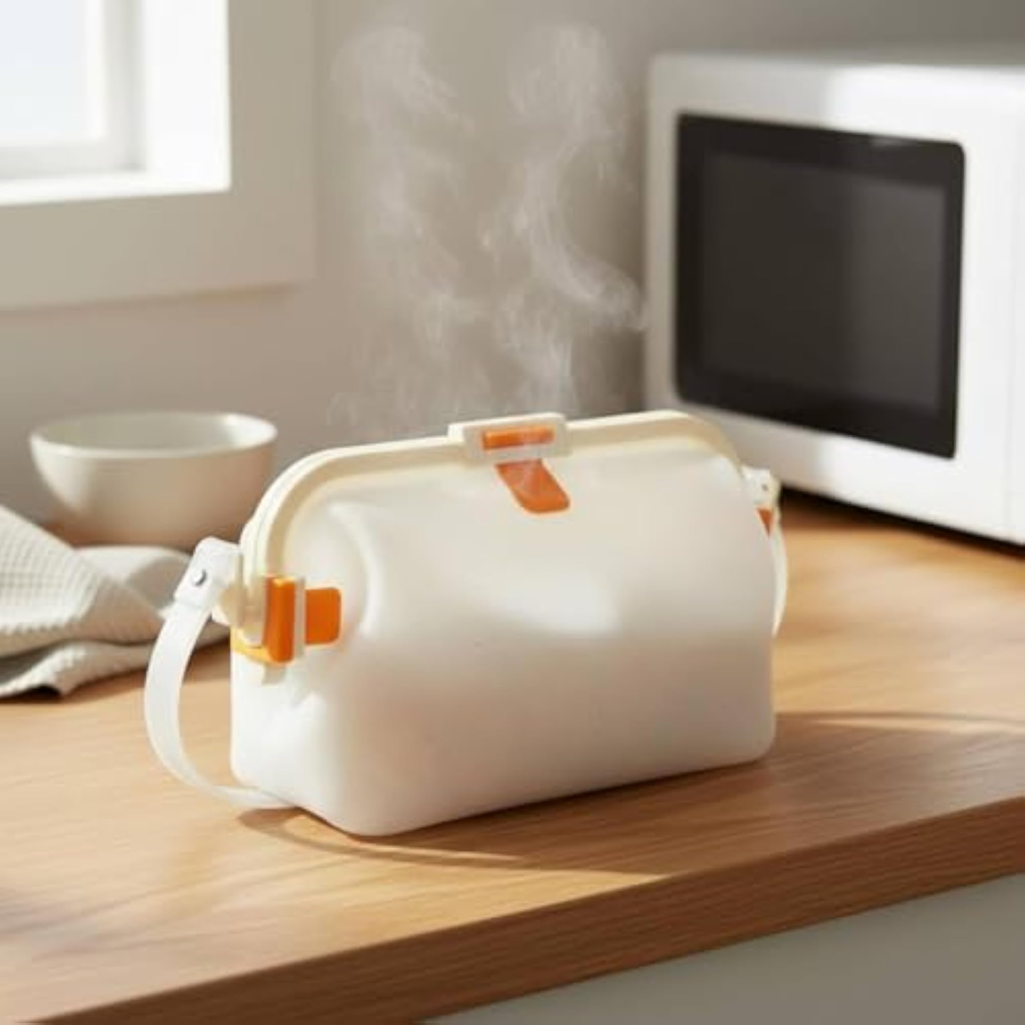 Silicone Lunch Bag, Thickened Foldable Food Storage