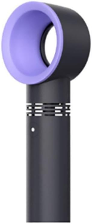 Crewell Portable USB Rechargeable Bladeless Fan Handheld Mini Cooler No Leaf Fan with 3 Speed Level
