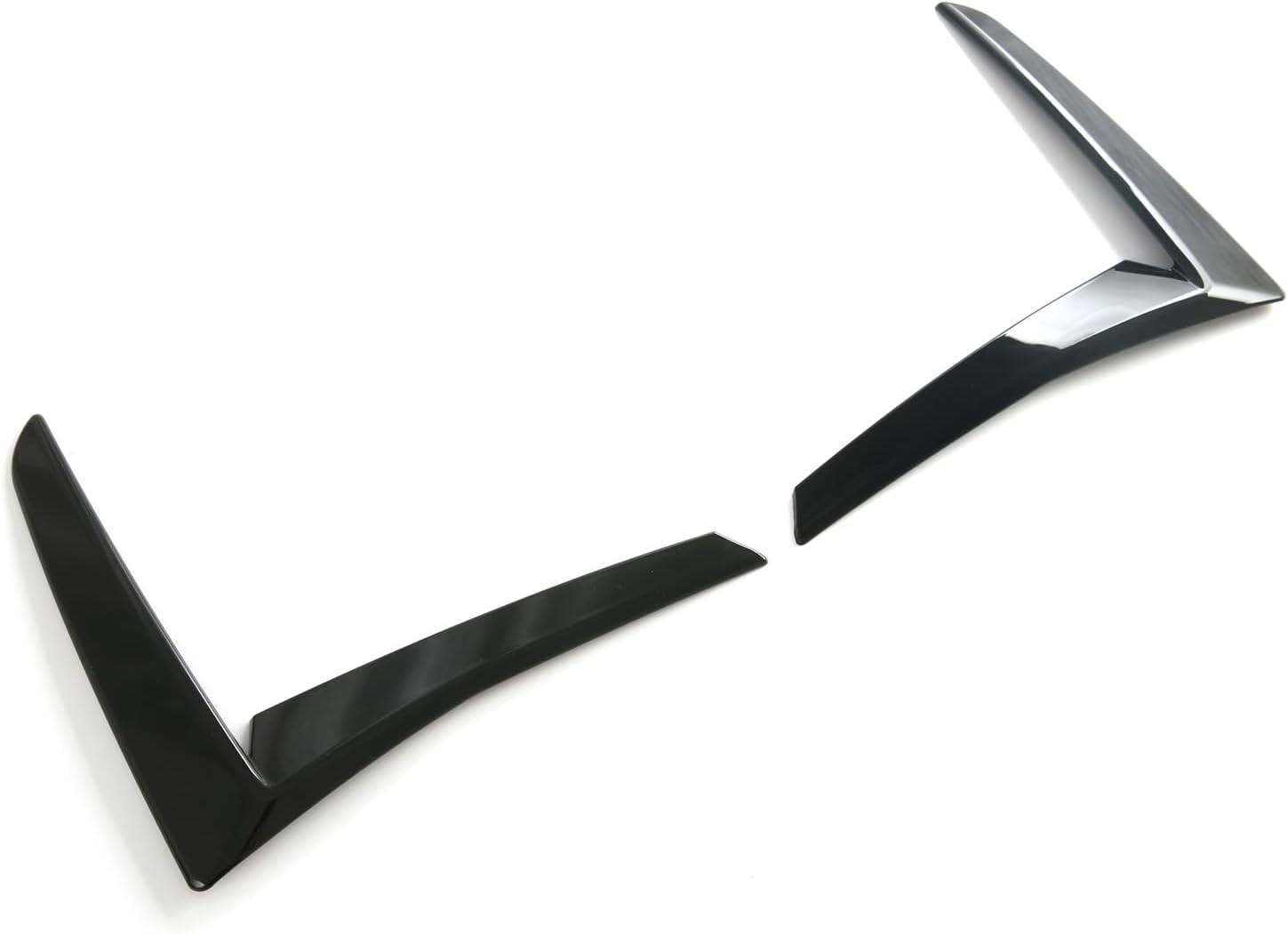 CTH for BMW X3 2025-2026 Front Bumper Side Corner Decorative Cover Trim Car Accessories 2pcs (Front, Glossy Black)