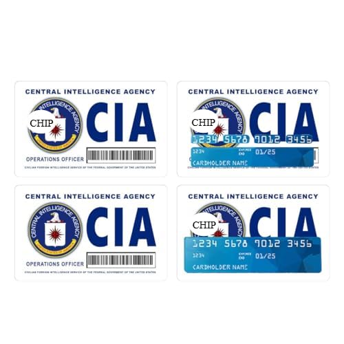 Funny Card Skin Sticker - Matte Decal, No Bubble Protector for Debit, Credit, Transportation, Key Cards (CIA)