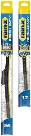 Rain-X 810350 Repellency Water Repellent Wiper Blades, 26" & 17" ...