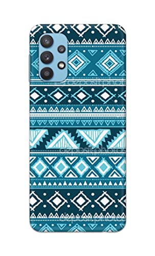 Image of PRINTFIDAA Coloured Tribal Pattern Hard Back Cover for Samsung Galaxy A32 Back Cover -(P6) KAT1008