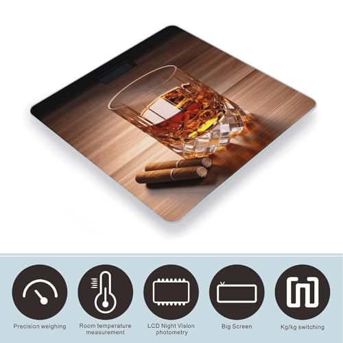 Báscula de Baño Digital de Vidrio Templado FodPand miniatura 3