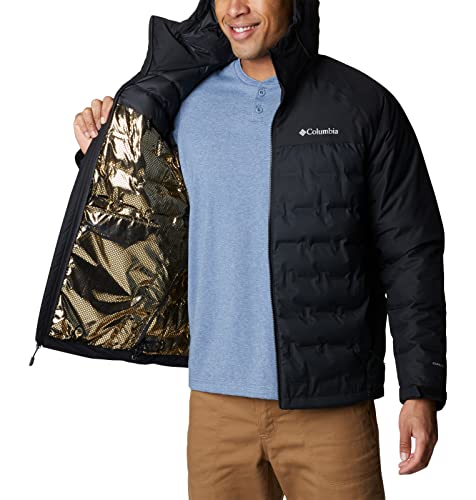Image of Columbia Men Omni-Heat Inifnity Grand Trek II Hooded Hiking and Trekking Down Jacket