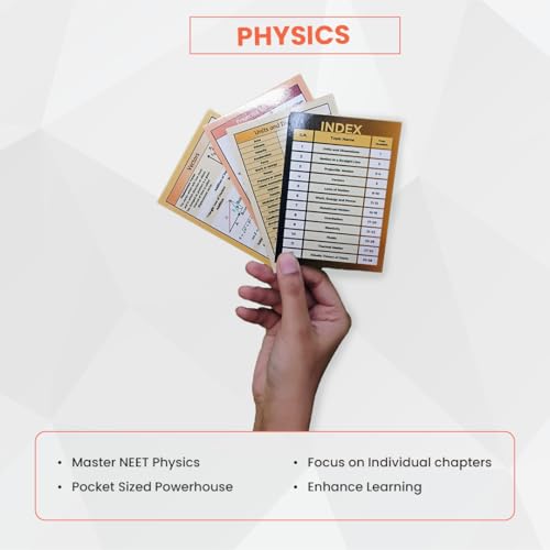 Image of Vedantu Quick Revision Cards for NEET Physics, Chemistry and Biology 2025 | NEET Flash Cards for Quick Revision | Revision Booklet for NEET 2025 | NEET QR Cards