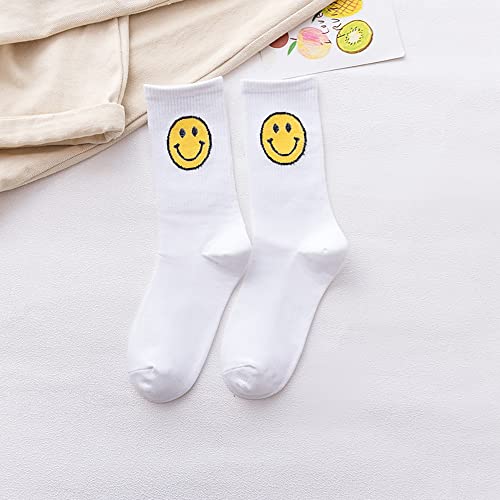 Generic unisex-adult Happy Smiling Face Crew Socks2