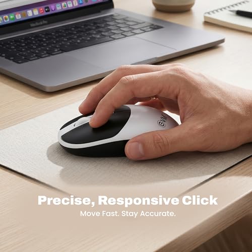 Image of EVM 2.4GHz Wireless Mouse with USB Receiver | 1200 DPI Optical Sensor | 4 Keys Ergonomic Mouse | Smooth Tracking | Wireless Mouse for Laptop, Desktop & Mac | EWLM-540-Black
