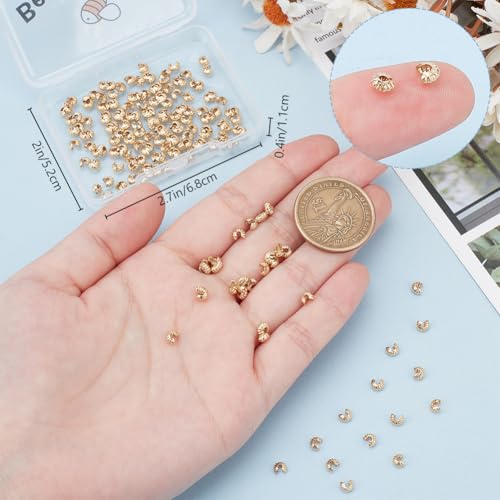 Perles à écraser pour la fabrication de bijoux et bracelets DIY 200pcs - 4