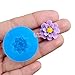 002LBH Sunflower Chrysanthemum Coneflower Feverfew Flower Silicone Mold Jewelry Charms Clay Fimo Resin Gum Paste Fondant Wax