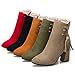 Botas para Mujer Invierno Tacón Ancho Alto PAOLIAN Botines Biker Tobillo Mujer...