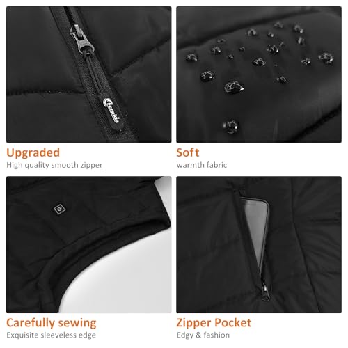 Women's Heated Vest for Winter Warmth