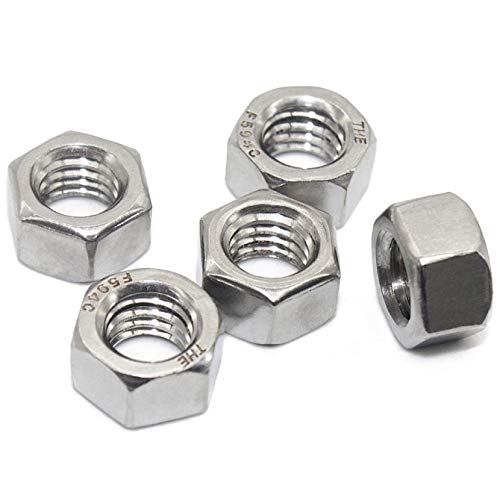 3/8"-16 Stainless Hex Nut, By Bolt Fullerkreg, 304 18-8 Stainless Steel Nuts,Quantity 25 #TOP3