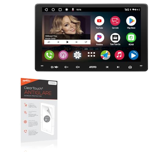 BoxWave Screen Protector Compatible with ATOTO A6 PF (9 in) - ClearTouch Anti-Glare (2-Pack), Anti-Fingerprint Matte Film Skin