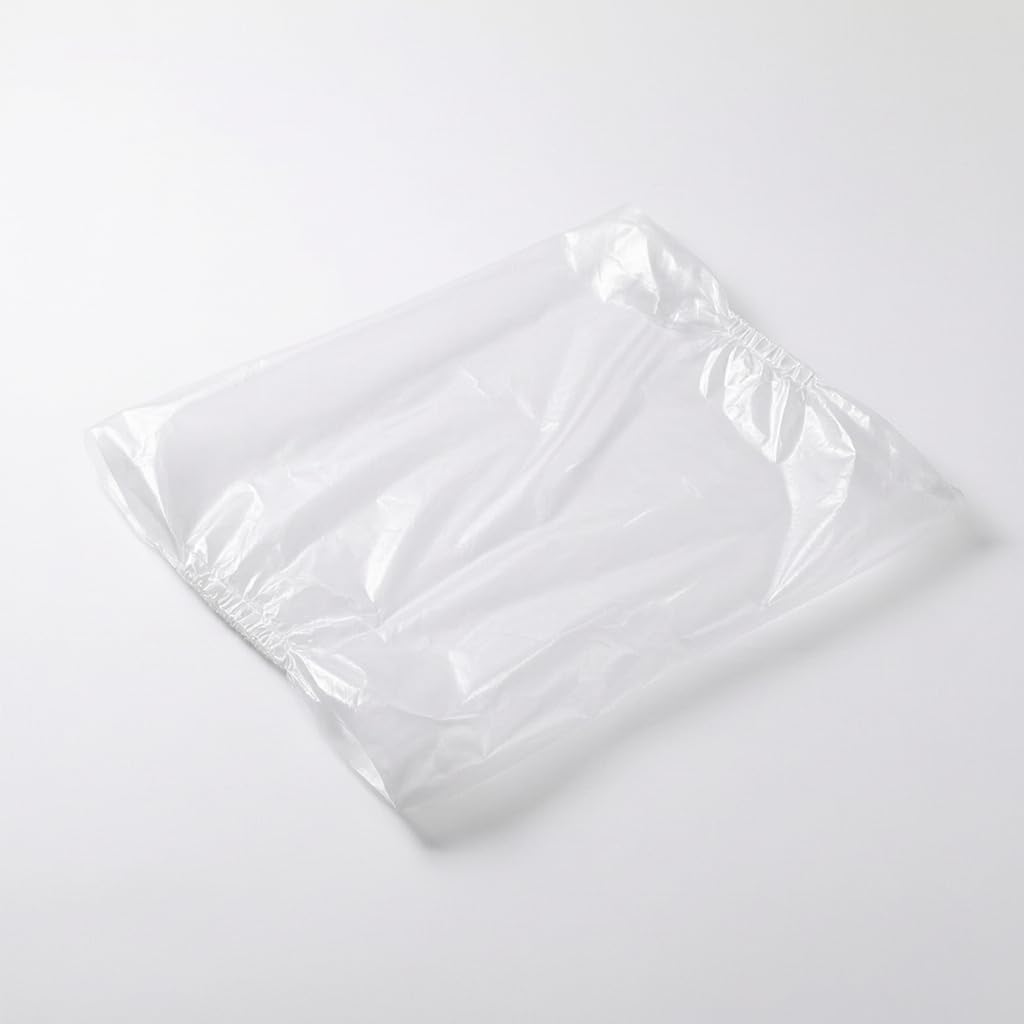 Elastic Dust Cover - Clear Elastic Appliance Covers for Kitchen - for Dusting , Small size, 10 pieces, 70cm x 80cm, for home appliances