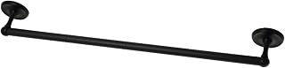 Kingston Brass BA311MB Classic -Towel Bar, Matte Black | High quality brass construction for durability and reliability; Design to hold up to 44 lbs; Round flange