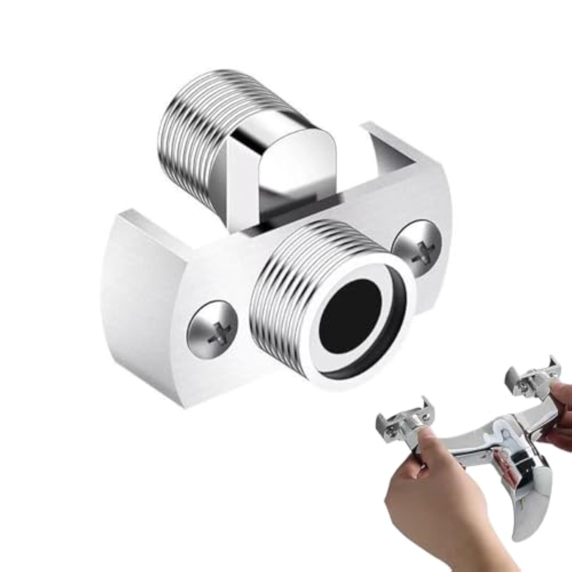 Electroplated Copper Adjustable Shower Retrofit Bracket