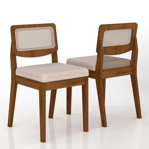 Kit 6 Cadeiras Sextavada Bari Freijó/bouclé Off White - M. Arapongas Freijó/bouclé Off White