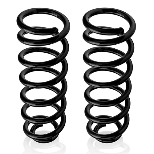 THOCAC 2PCS Rear Heavy Duty Coil Spring for 2019-2024 Ram 1500 2wd 4wd Provide an Extra 70% Load Capacity(1200 Pounds) At Stock Ride Height (Black) by THOCAC - Used condition - CA$113.70