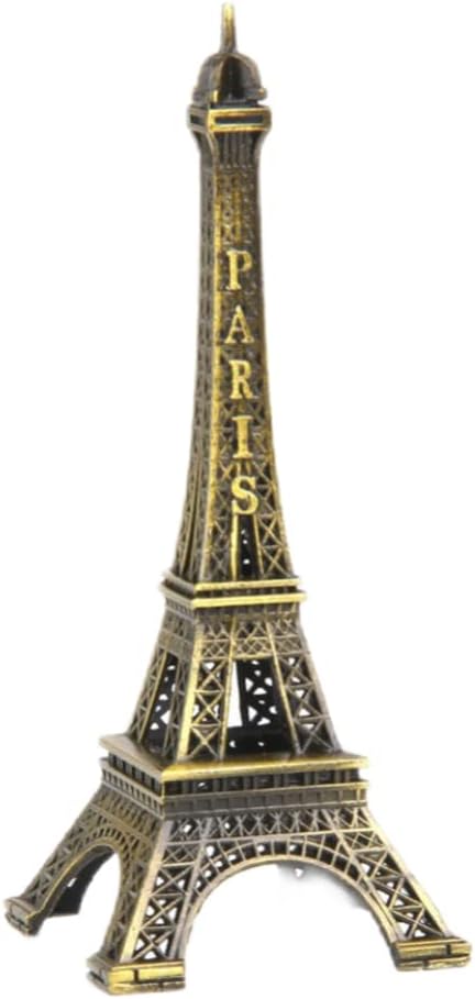 Hilai Estatua de la Torre de Eiffel Mini Mini Decorativa París Eiffel Tower Figurina Estatuas de decoración de la Mesa