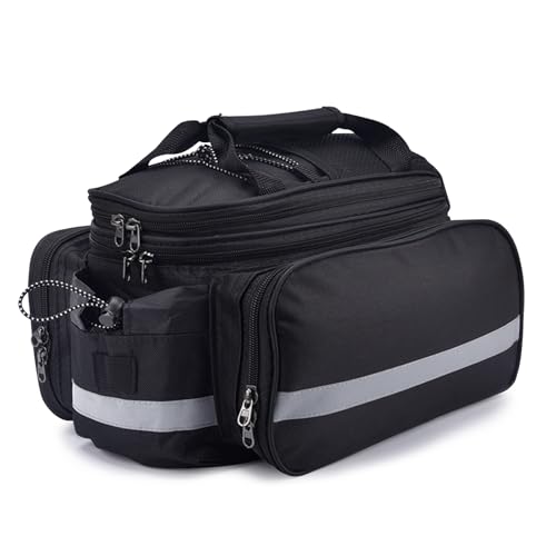 27L Adjustable Bike Pannier Bag Hidden Rain Cover, 360°