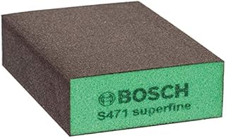 Bosch Professional Schleifschwamm S471 Superfein (Holz, Kunstoff und Metall, 69 x 97 x 26 mm, Zubehör Handschleifen)