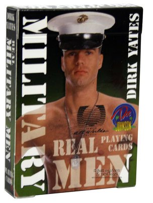 REAL MILITARY MEN DIRK YATES NUDE PLAYING CARDS