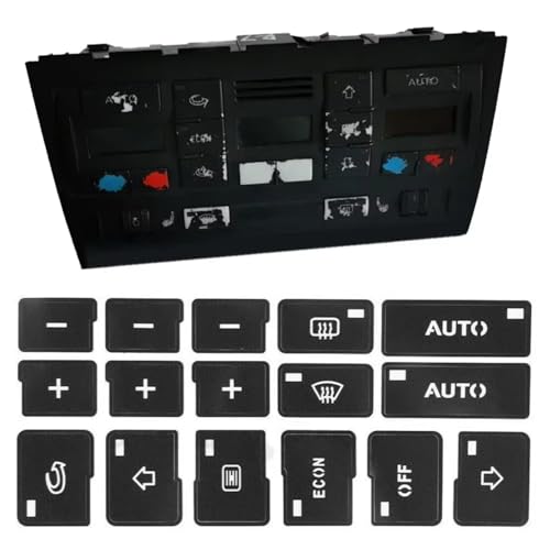 Sticker bouton auto climatisation Audi A4 B6 B7 réparation accessoires - 5
