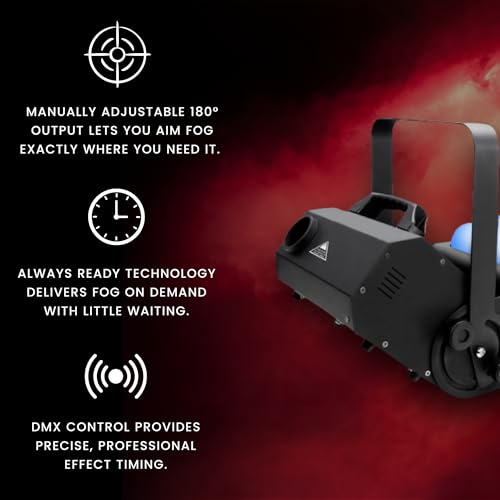 CHAUVET DJ Hurricane 1800 Flex Máquina de Humo Ajustable con Temporizador y Control Remoto miniatura 2