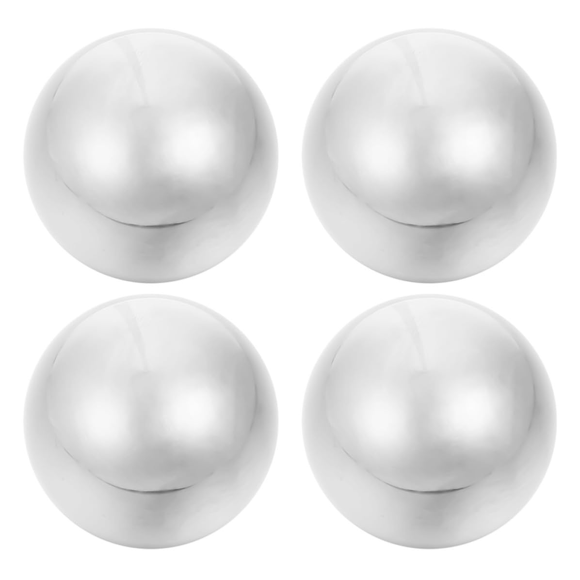 2paare Edelstahl Baoding Balls Handmassagebälle für Therapie Kräftigung und Entspannung Langlebige Portable Fitness Entspannungsbälle für Hand Finger Handgelenk und Arm