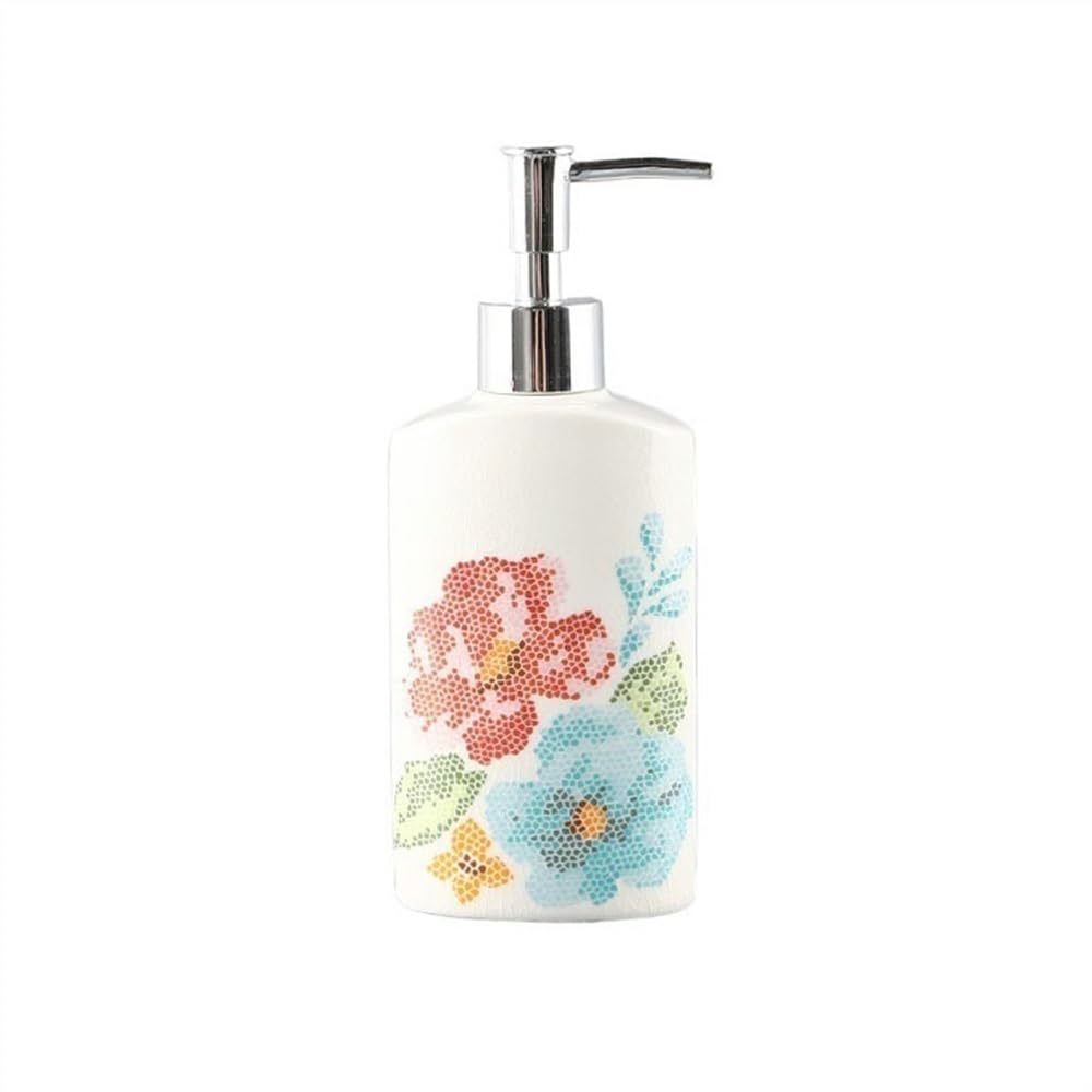 Soap Bottle Multifunctional Soap Bottle Hotel Bathroom Shower Ceramic Lotion Press Dishwashing Liquid Dispenser Kitchen Decor