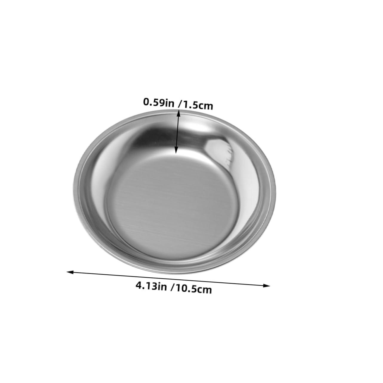 Alipis 6pcs Round Coaster Plate Mat for Tea Bags Cups Stylish Design for Home Office Tea Parties Easy to Clean Mess